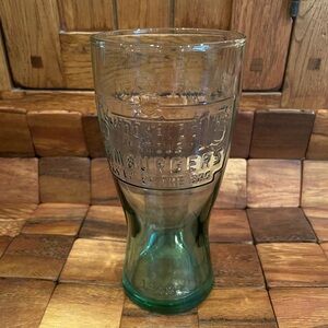 Vintage Retro McDonalds 15 Cent Hamburgers 1948 Glass